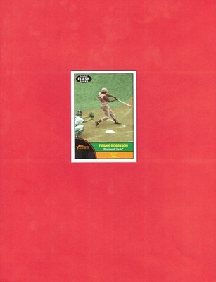 2010 Topps Heritage ''Baseball Flashbacks'' #4 Frank Robinson! Cincinnati Reds!