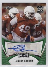 2021 Leaf Draft Auto Green Ta’Quon Graham #BA-TQG Auto w5p