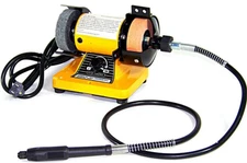 3 In. Bench Grinder With Flex Shaft Mini Tool NEW