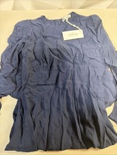 Reformation Lysander Dress Size 6 Midnight 