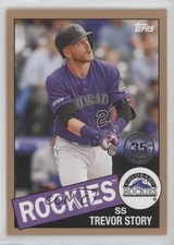 2020 Topps 1985 Topps Baseball Series 2 Gold /50 Trevor Story #85TB-16 08ht