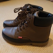 Levi's FORREST TECH MID - Stivaletti stringati marrone scuro taglia 5 indossati pochissimo