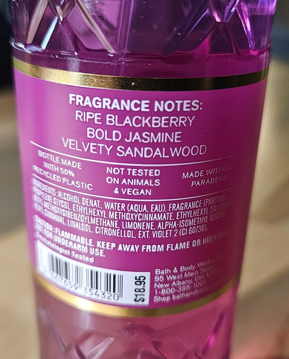 BATH & BODY WORKS ALL EYES ON HER FRAGRANCE MIST BODY SPRAY 8 FL OZ/236 ml #H3-1