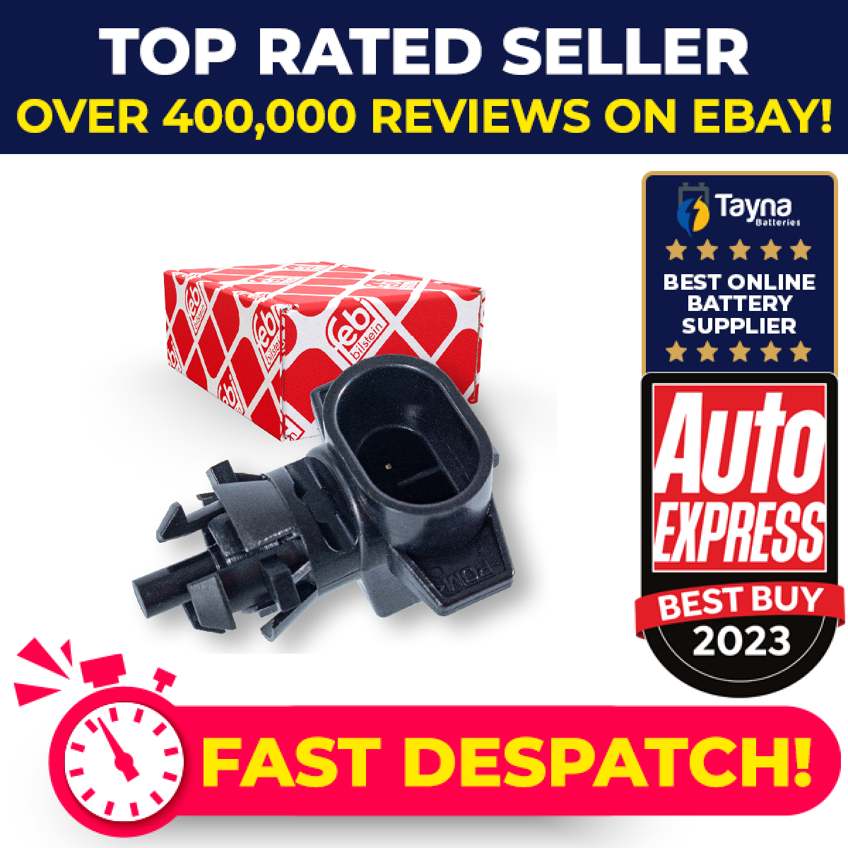 Exterior Air Temperature Sensor fits VAUXHALL VIVARO X83 2.0 1.9D 2.0D 2.5D Febi