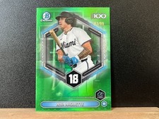 2026 Bowman #BTP-18 Aiva Arquette Bowman Scouts' Top 100 Green Refractor #/99