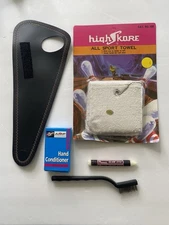 Bowlers Gift Kit Towel,Wrist Support,Hand Conditioner, Shoe brush ,Bowling