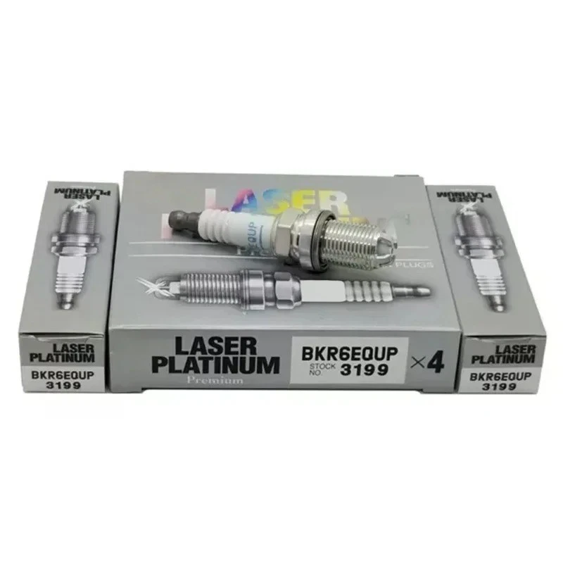 4x NGK Zündkerze BKR6EQUP 3199 Für BMW 3er 5er E46 E36 E38 E39 E60 X3 X5 - Bild 4 von 4