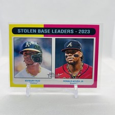 2024 Topps Heritage #309 Stolen Base Leaders
