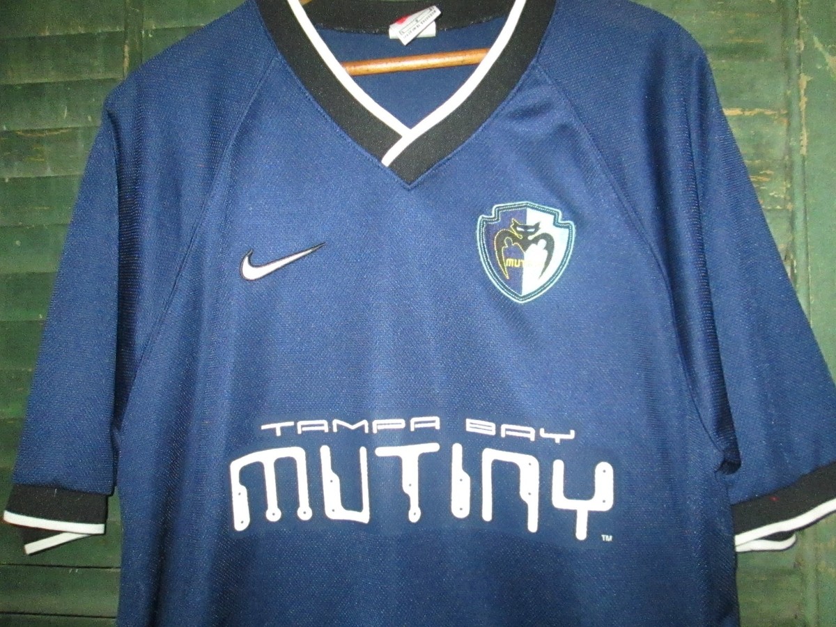 1997 1998 MLS Vtg 1990s Tamp Bay Mutiny Nike Training Kit Jersey