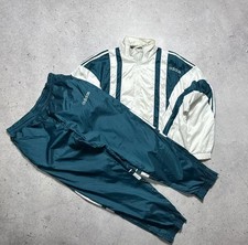 Adidas Vintage 90  s Nylon Track Suit Jacket  Pants