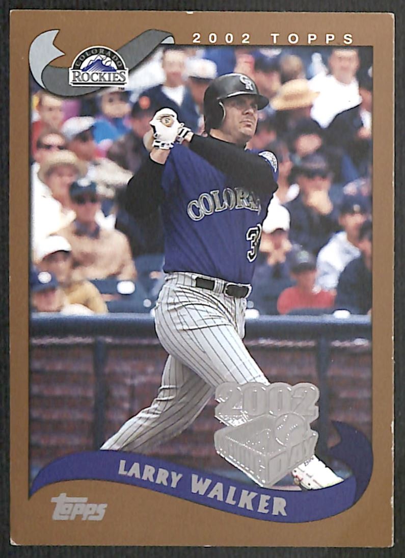 2002 Topps Opening Day #61 Larry Walker Colorado Rockies