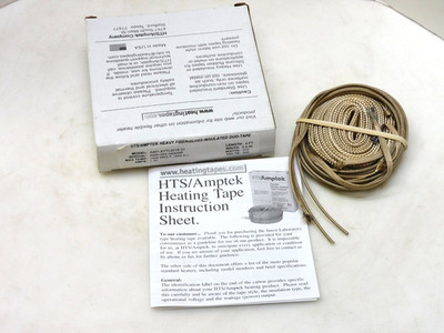 HTS Amptek AWH-052-040DSP Heavy Fiberglass Insulated Duo-Tape 4ft 0.5'' 312W 240V