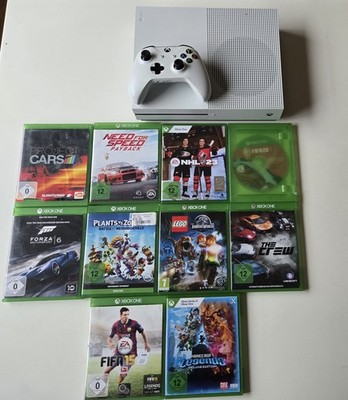 Xbox One S Bundle, Controller + 10 Spiele (Zb. Minecraft, NFS Payback)