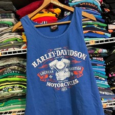 Older modern Harley Davidson Brandon Florida tank top L