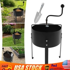 Mesh Rock Sand Dirt Sieve Rotary Soil Sifter Compost Sieve Durable Practical