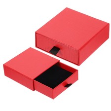 2 Pack 3.5 x 3.5 Inch Cardboard Jewelry Gift Box Yellow 