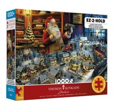 1000 Piece Puzzle Thomas Kinkade - Santas Final Touch - Christmas Jigsaw Jigsaw