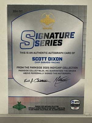 2025 Parkside Ntt Indycar Collection - Signature Series Hero Scott