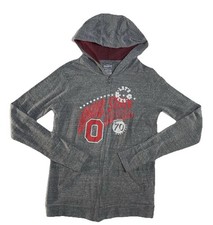 Ohio State Buckeyes Hoodie Jacket Women Size M Gray Zip Up Pro Edge Knights OSU