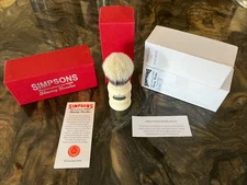 Simpsons T1 Synthetic Bristle Duke 3 Shaving Brush 