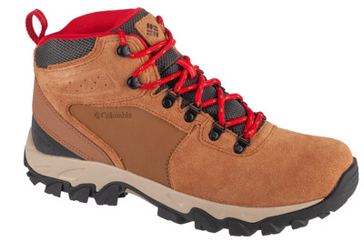 Trekkingschuhe Herren, Columbia Newton Ridge Plus II Suede WP, Braun