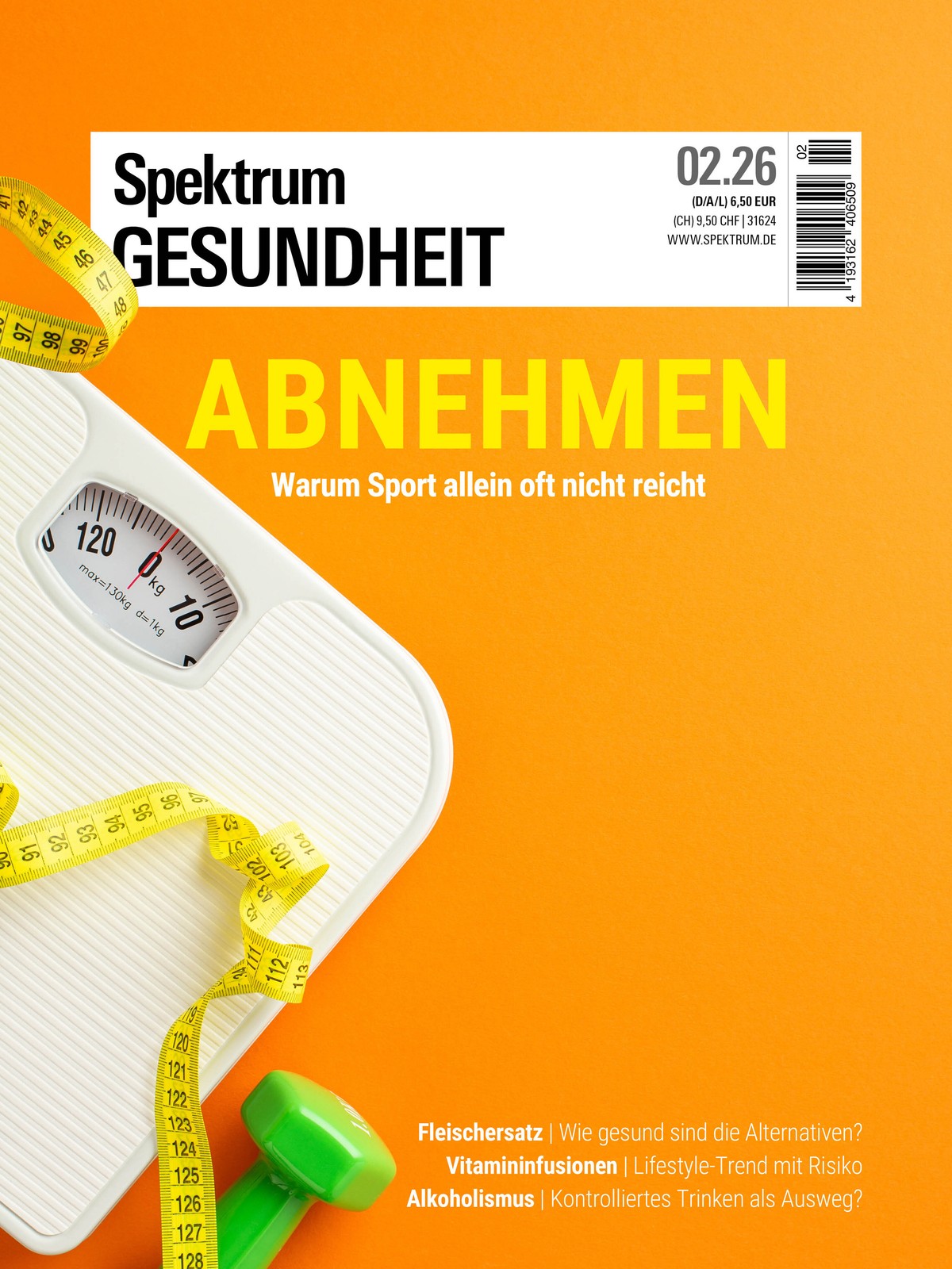 Spektrum der Wissenschaft / Spektrum Gesundheit 2/2026 – Abnehmen Spektrum der Wissenschaft / Spektrum Gesundheit 2/2026 – Abnehmen