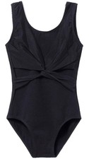 MdnMd Leotards for Girls Dance Ballet Gymnastics Sleeveless Tank with Mesh Cr...