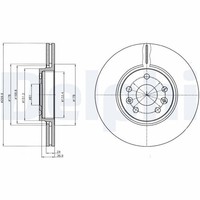 2X Delphi Bremsscheibe BG4338 FüR JM0 ScÉNic Renault 2 Dci JM1K