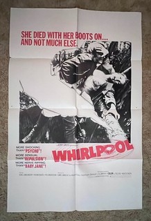 Whirlpool (1970) Movie Poster 27x41 Horror Karl Lanchbury Vivian Neves