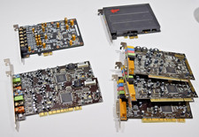 PCI/PCIe Various Vintage Sound Cards - Audigy SE/Sound Blaster Live 