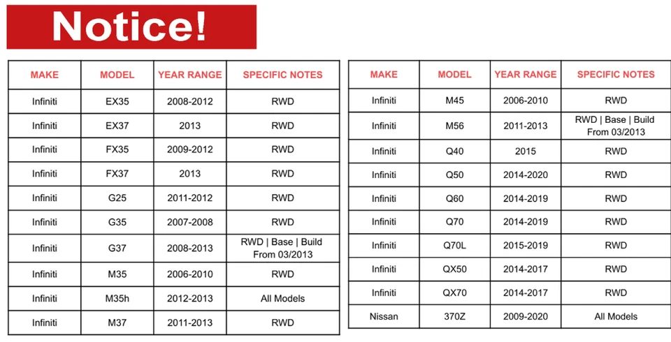 Par de cojinetes de rueda delantera y buje para Infiniti Q70 2014 2015 2016-2019 tracción trasera Foto 2 de 4