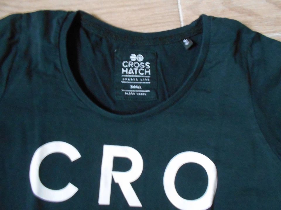 T - Shirt schwarz Gr. Small Cross Hatch - Bild 2 von 4