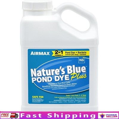 2in1 Pond Dye & Bacteria Treatment Water Clarity Eco Friendly Solution New