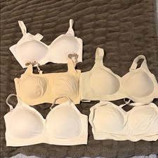 Bundle of Everyday Wireless Comfort Bras - White Nude