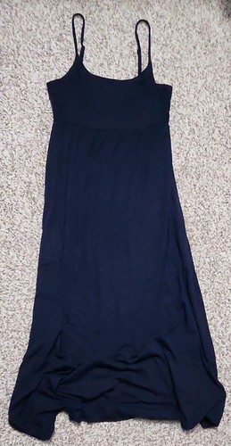 Old Navy XS dunkelblau Stretch Spaghettiträger Midi Sommerkleid für Damen - Bild 2 von 5