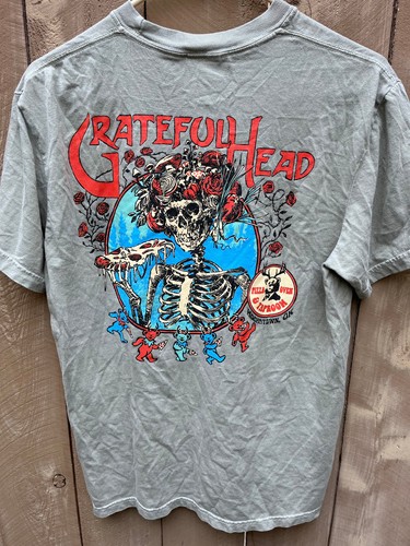 Grateful Head Pizza Oven Tap Room Gray/Green Tshirt  Hochatownn, OK -Unisex M