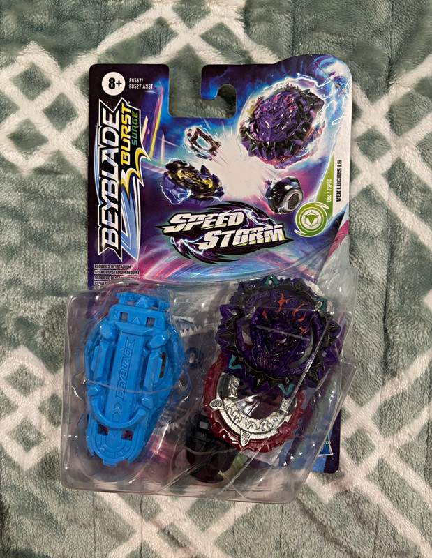 Hasbro Beyblade Burst Surge Speedstorm Vex Lucius L6 Spinning Top Set F0547