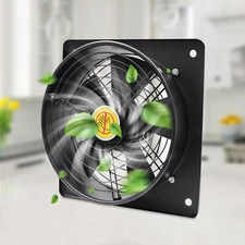 Industrial Ventilation Extractor Metal Plate Fan Axial Exhaust Commercial Blower