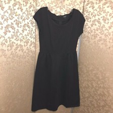 J. Crew Black Basic Wear to Work A-Line Dress Size 0
