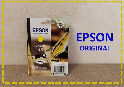 EPSON YELLOW 16 3.1ml 165 Seiten Tinte Farbpatrone Gelb WorkForce
