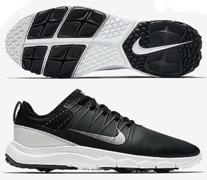 Nike Fi Impact 2 Zapatos Golf Nuevo Reino Unido 4 Deportivo Impermeable  Entrenadores Negro Gris Blanco | eBay