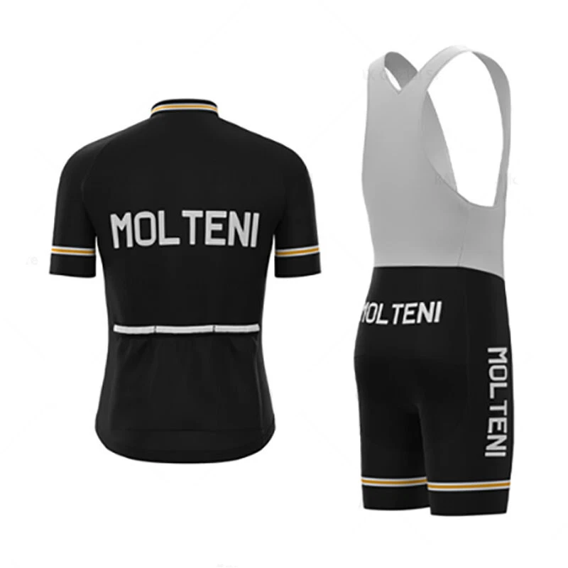 mens Team Molteni Cycling Short Sleeve Jersey and Bib shorts Cycling Bib Shorts