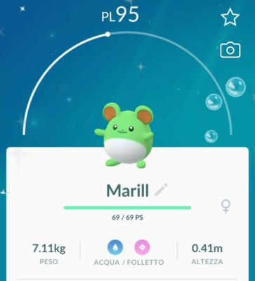 Shiny Marill – Pokémon Go – Échange Sécurisé – Garantie Sans Bannissement