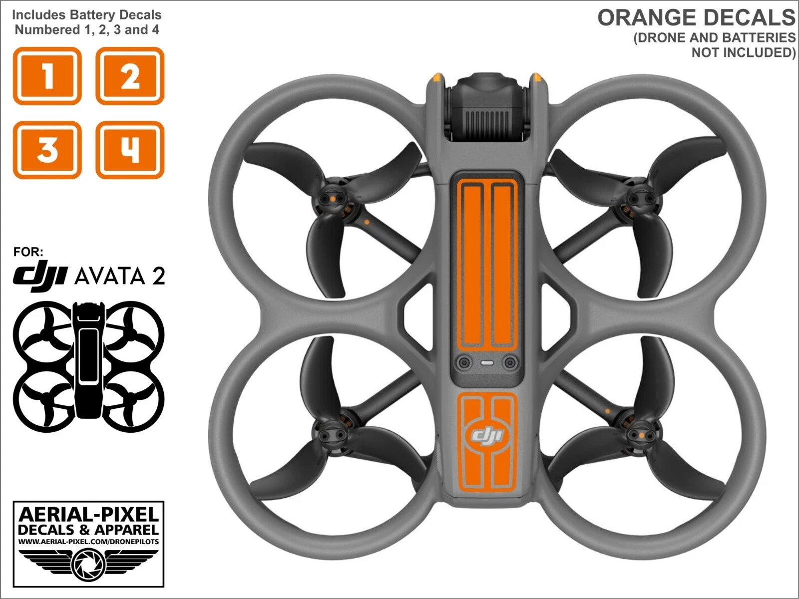 Orange Decal