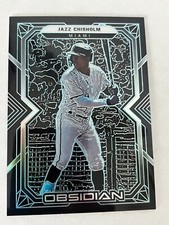 JAZZ CHISHOLM 2022 Panini Chronicles Baseball Obsidian Carolina Blue