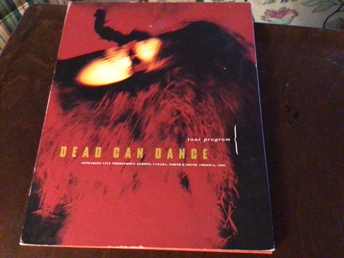 DEAD CAN DANCE  Autograph 1996 Spiritchaser Tour Program & CD in hardcover
