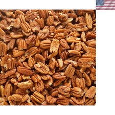 Raw Unpasteurized Shelled Texas Native Pecans, Wild-Harvested and Tested Pest...