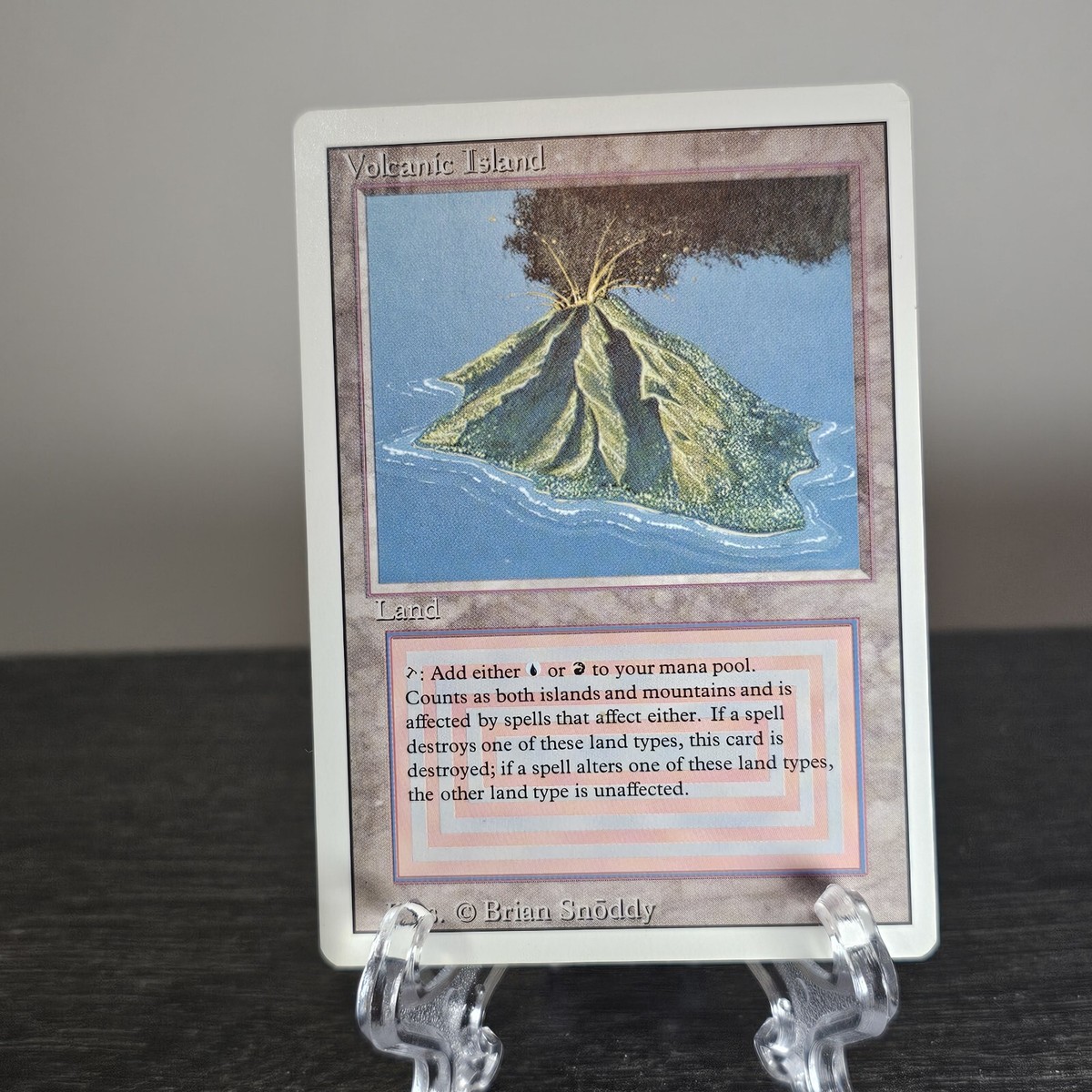 Volcanic island Revised Edition MTG Magic the Gathering Dual Volcanic island Revised Edition MTG Magic the Gathering Dual