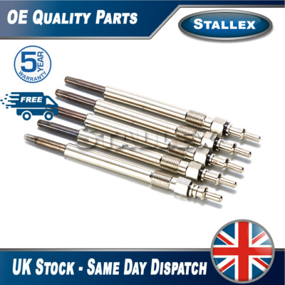 Stallex 5x For Jeep Mercedes Ssangyong 2.7 XDI CDi Diesel Heater Glow Plugs Dual