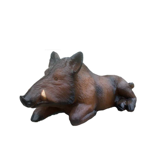 Abstrakte dekorative Wildschweinskulptur Wildschwein Jagd Garten Skulptur Figur - Bild 1 von 1